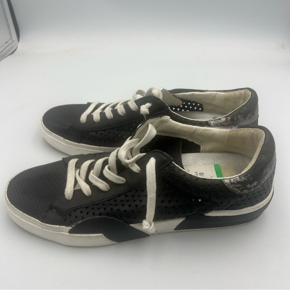 Dolce Vita Zina Perforated 360 Slip-On Women's Sneaker Leather Black Size 9 - Picture 6 of 14